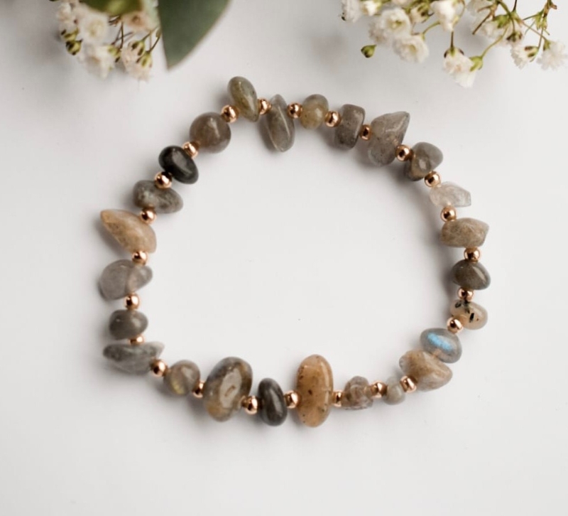 Bracelet en hotsell labradorite