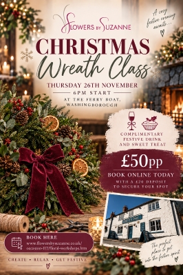 Christmas Wreath Workshop The Ferry Boat Washingborough