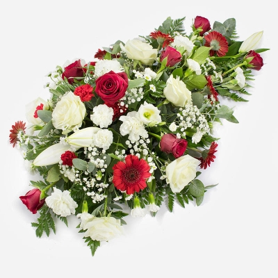 Red and White Single Ended Spray