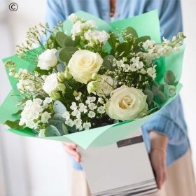 Neutral Hand tied Bouquet