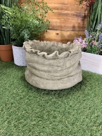Stone Sack Planter