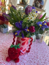 Tulip Vase and Sally Strawberry